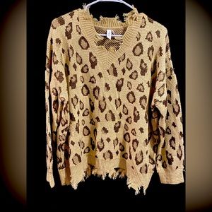 Animal print Boutique sweater